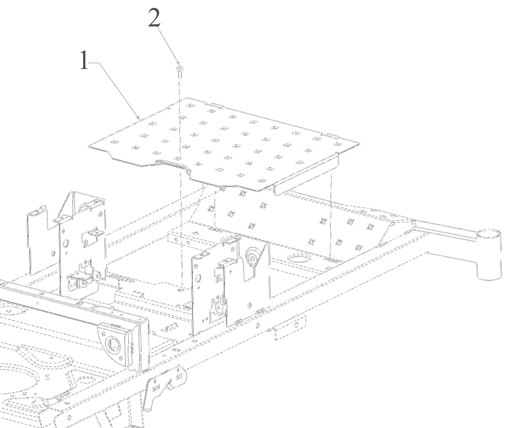 Floor Board Diagram and Parts List for 17ADFACSA07 2022 Yard Machines Lawn Tractor